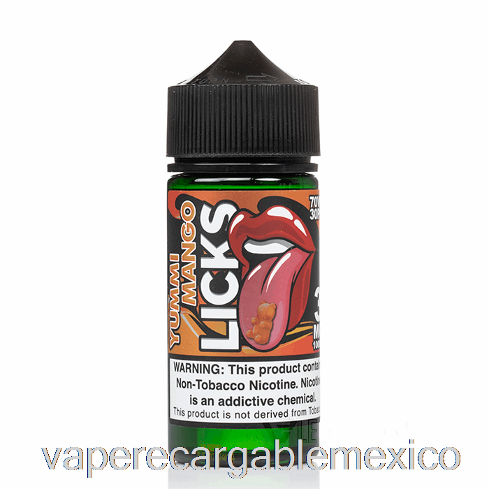 Vape Recargable Yummi Mango - Licks Roll Upz - 100ml 3mg